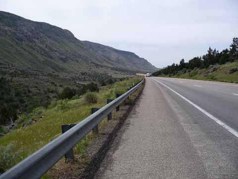 Road at Mile Post 34 Between St George and Cidar City